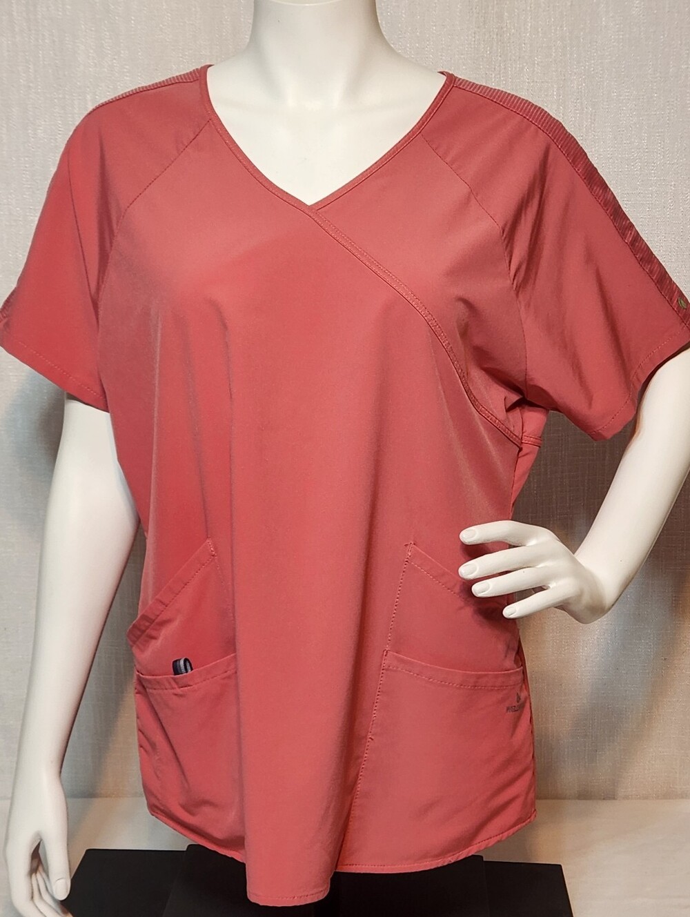 Barco One Scrubs Wellness Top Pink XL